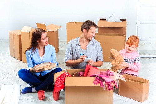 Moving boxes and equipment for a seamless move