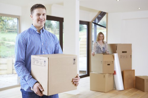 Finchley moving service introduction with symbol of reliability