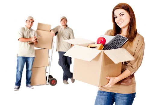 Professional removalists loading furniture